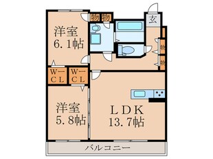 ヴィラ・ソフィアの物件間取画像